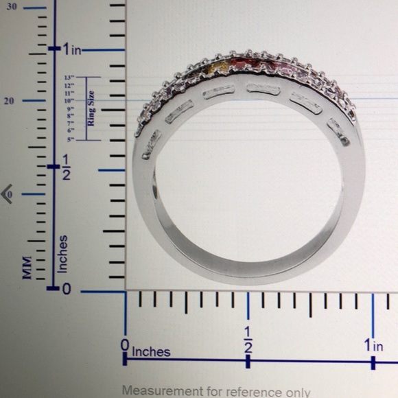 ART DECO STYLE BAND RING - Picture 4 of 4